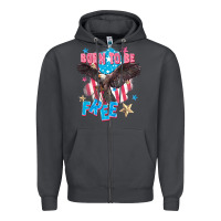 Smoke Born to be free Zipper Hoodie - FaDigitalArtStudio