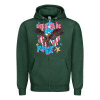Sports Green Born to be free Zipper Hoodie - FaDigitalArtStudio