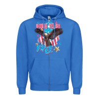 True Royal Born to be free Zipper Hoodie - FaDigitalArtStudio
