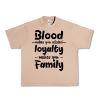 Burro Blood Makes You Related Makes You Family Urban Heavy Tee - Bettercallsaul