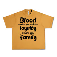 Peanut Butter Blood Makes You Related Makes You Family Urban Heavy Tee - Bettercallsaul