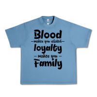 Pebble Blue Blood Makes You Related Makes You Family Urban Heavy Tee - Bettercallsaul