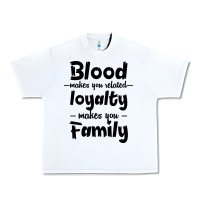 White Blood Makes You Related Makes You Family Urban Heavy Tee - Bettercallsaul