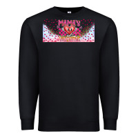 Black Mama is Valentine 16oz Premium Sweatshirt - CowhideDigitalArt