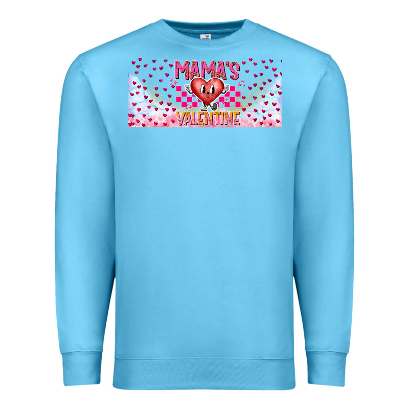 Mama Is Valentine 16oz Premium Sweatshirt by CowhideDigitalArt | Teevron