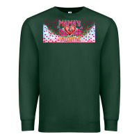 Sports Green Mama is Valentine 16oz Premium Sweatshirt - CowhideDigitalArt