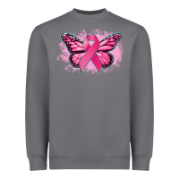 Storm Cancer ribbon butterfly Cancer Awareness Heavyweight Sweatshirt - HowdyJamesFarm