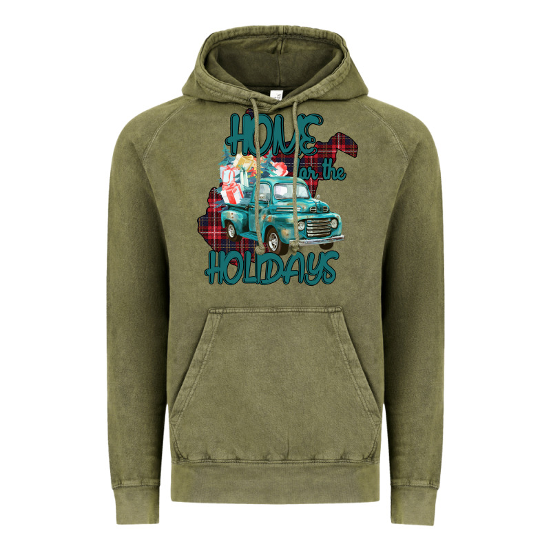 Christmas Home For The Holidays Vintage Hoodie by Bettercallsaul | Teevron