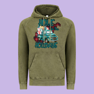 Christmas Home For The Holidays Vintage Hoodie Designed By Bettercallsaul