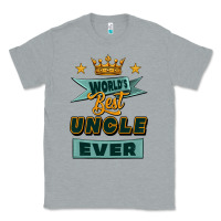 Heather Grey world's best uncle ever Classic Tee - Jasminsmagicworld