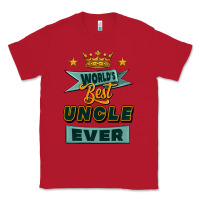 Red world's best uncle ever Classic Tee - Jasminsmagicworld