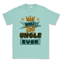 Seafoam world's best uncle ever Classic Tee - Jasminsmagicworld