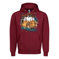 Burgundy I'm not drunk i'm patriotic Zipper Hoodie - FaDigitalArtStudio