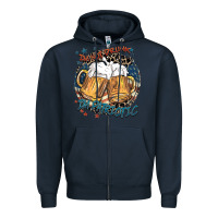 Navy I'm not drunk i'm patriotic Zipper Hoodie - FaDigitalArtStudio