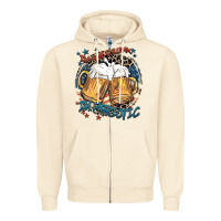 Sandshell I'm not drunk i'm patriotic Zipper Hoodie - FaDigitalArtStudio