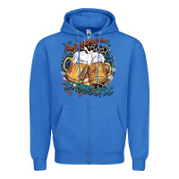 True Royal I'm not drunk i'm patriotic Zipper Hoodie - FaDigitalArtStudio