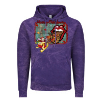 Cloud Purple Merry Christmas Lips Santa Vintage Hoodie - Bettercallsaul