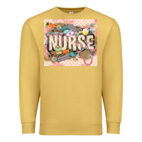 Antique Gold Easter Nurse Premium Sweatshirt - LillyAllenDesigns
