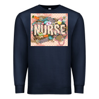 Navy Easter Nurse Premium Sweatshirt - LillyAllenDesigns