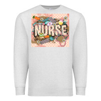 Oatmeal Heather Easter Nurse Premium Sweatshirt - LillyAllenDesigns