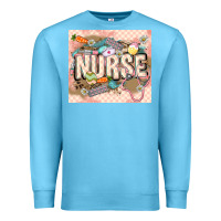 Ocean Blue Easter Nurse Premium Sweatshirt - LillyAllenDesigns