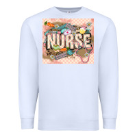White Easter Nurse Premium Sweatshirt - LillyAllenDesigns