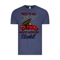 Vintage Denim Christmas Movie Watching Blanket Vintage Tee - Bettercallsaul