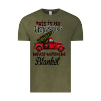 Vintage Olive Christmas Movie Watching Blanket Vintage Tee - Bettercallsaul
