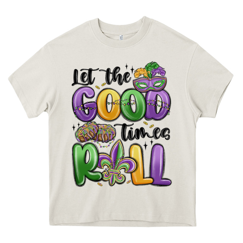 Let The Good Times Roll Heavy Core Tee by MaliasSmallBusiness | Teevron