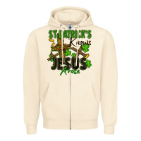 Sandshell St. Patrick's knows Jesus arose Zipper Hoodie - FaDigitalArtStudio
