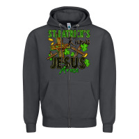 Smoke St. Patrick's knows Jesus arose Zipper Hoodie - FaDigitalArtStudio
