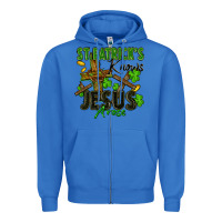 True Royal St. Patrick's knows Jesus arose Zipper Hoodie - FaDigitalArtStudio