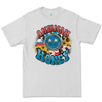 Dove Grey American honey smiley Premium Tee - NancyCooperArtShop