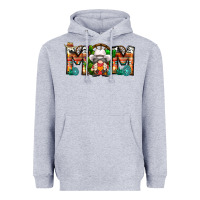 Heather Grey Mom Cowboy Gnome Heavyweight Hoodie - CowhideDigitalArt