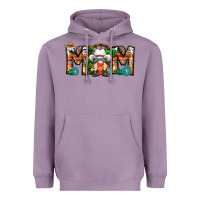 Lavender Mom Cowboy Gnome Heavyweight Hoodie - CowhideDigitalArt
