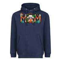 Navy Mom Cowboy Gnome Heavyweight Hoodie - CowhideDigitalArt