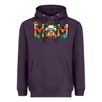 Plum Mom Cowboy Gnome Heavyweight Hoodie - CowhideDigitalArt