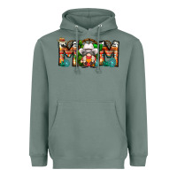 Sage Mom Cowboy Gnome Heavyweight Hoodie - CowhideDigitalArt