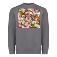 Storm Easter Bunny tumbler Easter Day Heavyweight Sweatshirt - HowdyJamesFarm