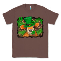 Chestnut st patricks orange cow with leopard background Classic Tee - Jasminsmagicworld