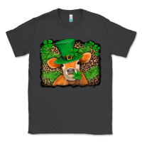 Smoke st patricks orange cow with leopard background Classic Tee - Jasminsmagicworld