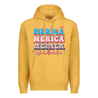 Mustard Merica vibes Premium Hoodie - FaDigitalArtStudio