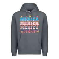 Rock Merica vibes Premium Hoodie - FaDigitalArtStudio