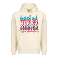 Sandshell Merica vibes Premium Hoodie - FaDigitalArtStudio