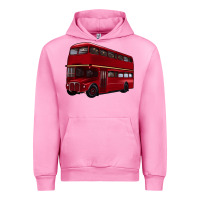 Fuchsia Pink double decker bus Urban Hoodie - Artiststas