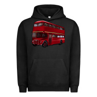 Pigment Black double decker bus Urban Hoodie - Artiststas