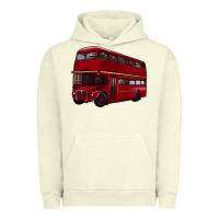Pigment Pistachio double decker bus Urban Hoodie - Artiststas