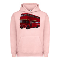 Pigment Salmon double decker bus Urban Hoodie - Artiststas