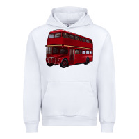 White double decker bus Urban Hoodie - Artiststas