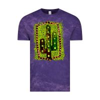 Cloud Purple Cactus Leopard Frame Vintage Tee - Bettercallsaul